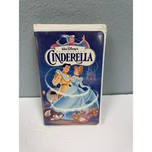 Cinderella (VHS 1950) Walt Disney Masterpiece Musical Fantasy Adventure Princess